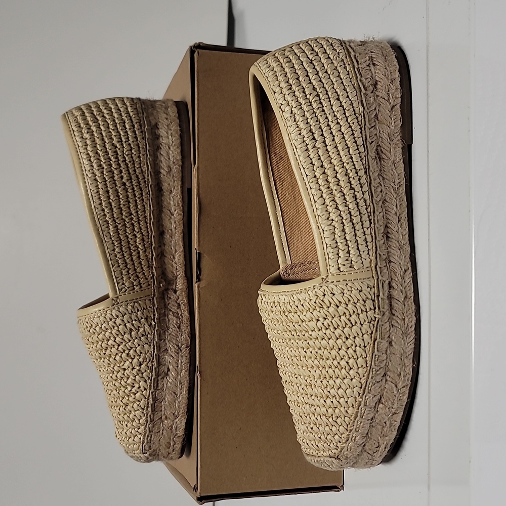 J Crew Raffia Espadrille Platform